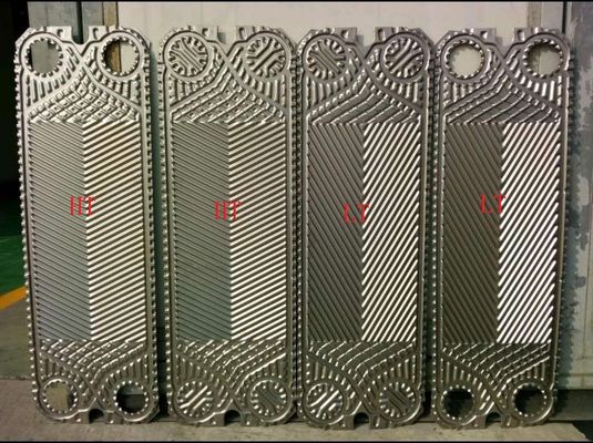 M6MX Titanium/0.6 dialognal flow Plate LT with Gasket NBR for Seawater Heat exchanger