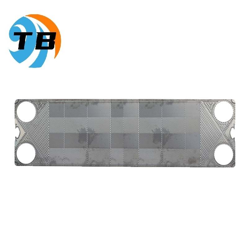 CIP Compatible APV heat exchanger plate stainless steel SS304 or SS316 equipped with button plate connection ensuring and thermal management