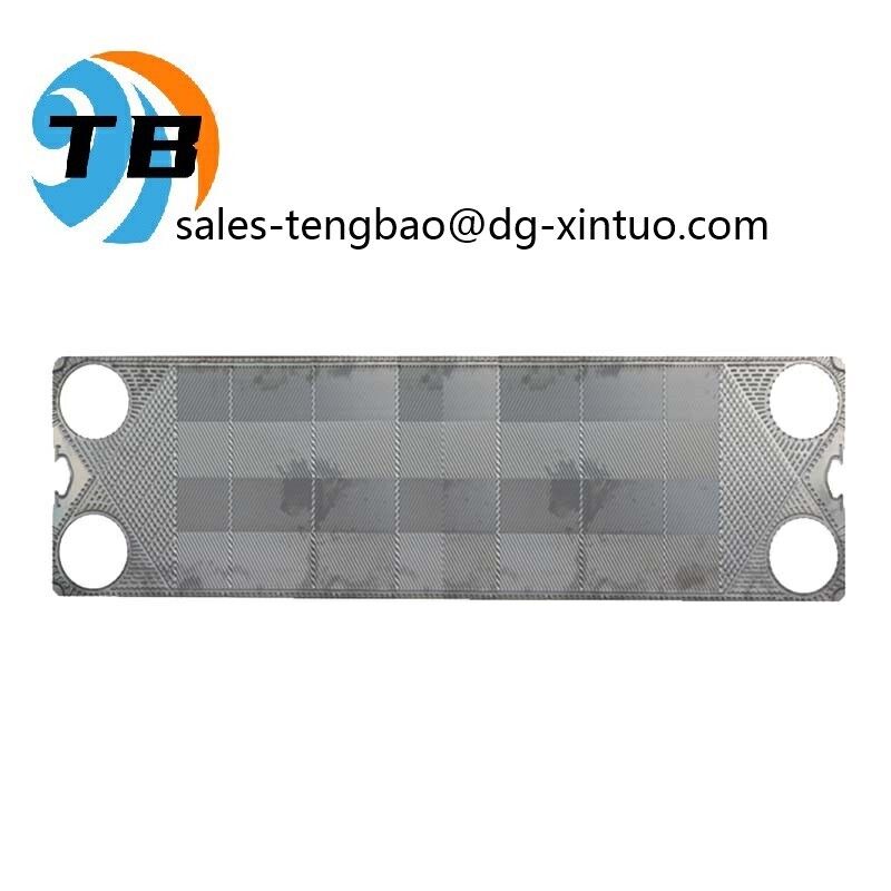 CIP Compatible APV heat exchanger plate stainless steel SS304 or SS316 equipped with button plate connection ensuring and thermal management
